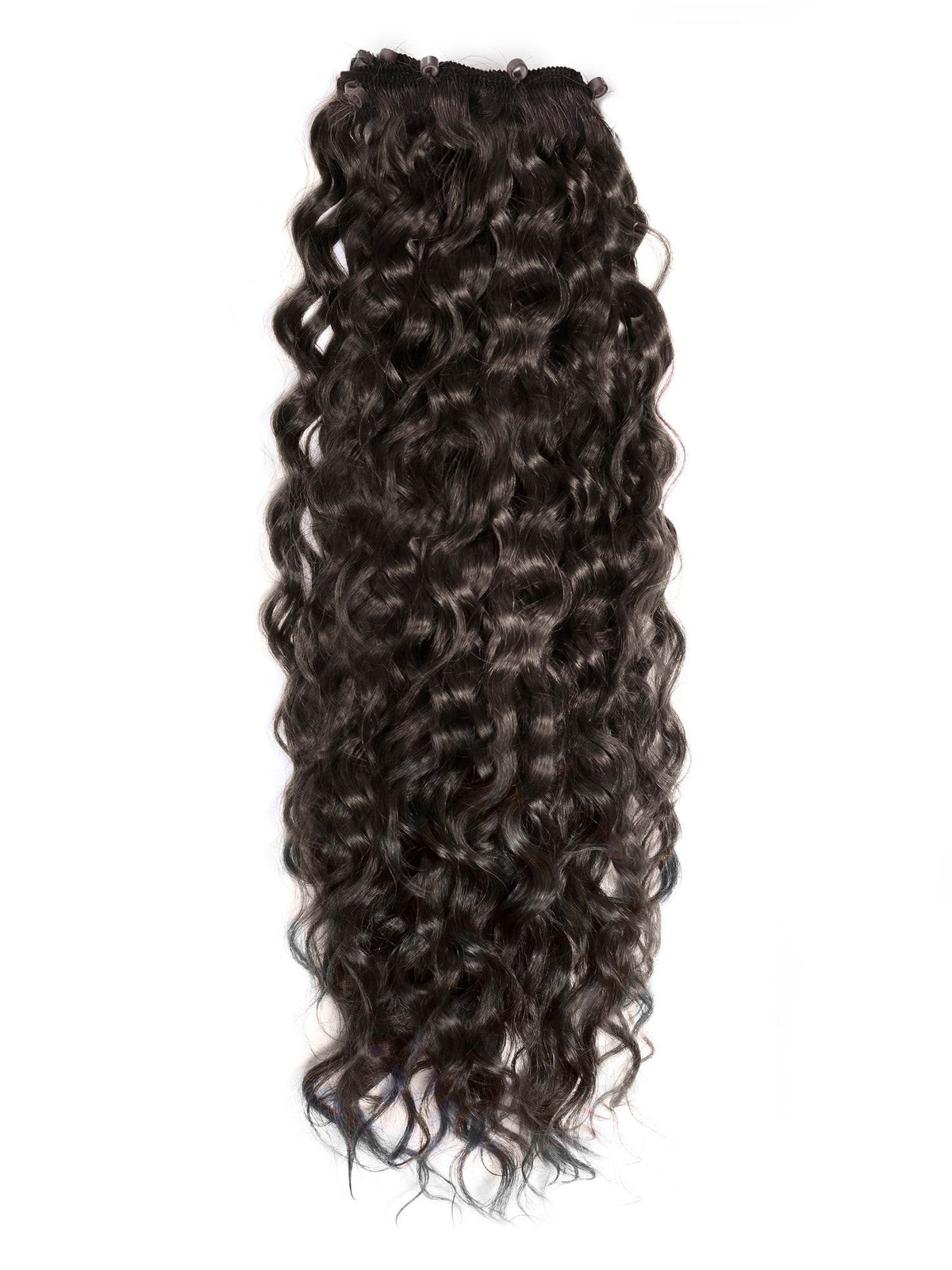 Curly Micro Bead Hair Extensions#color_natural-black