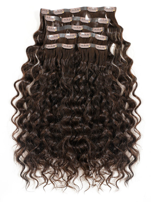 Curly Seamless Clip-In Hair Extensions