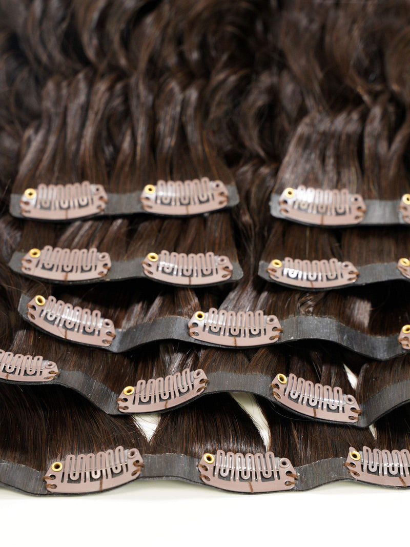 Curly Seamless Clip-In Hair Extensions