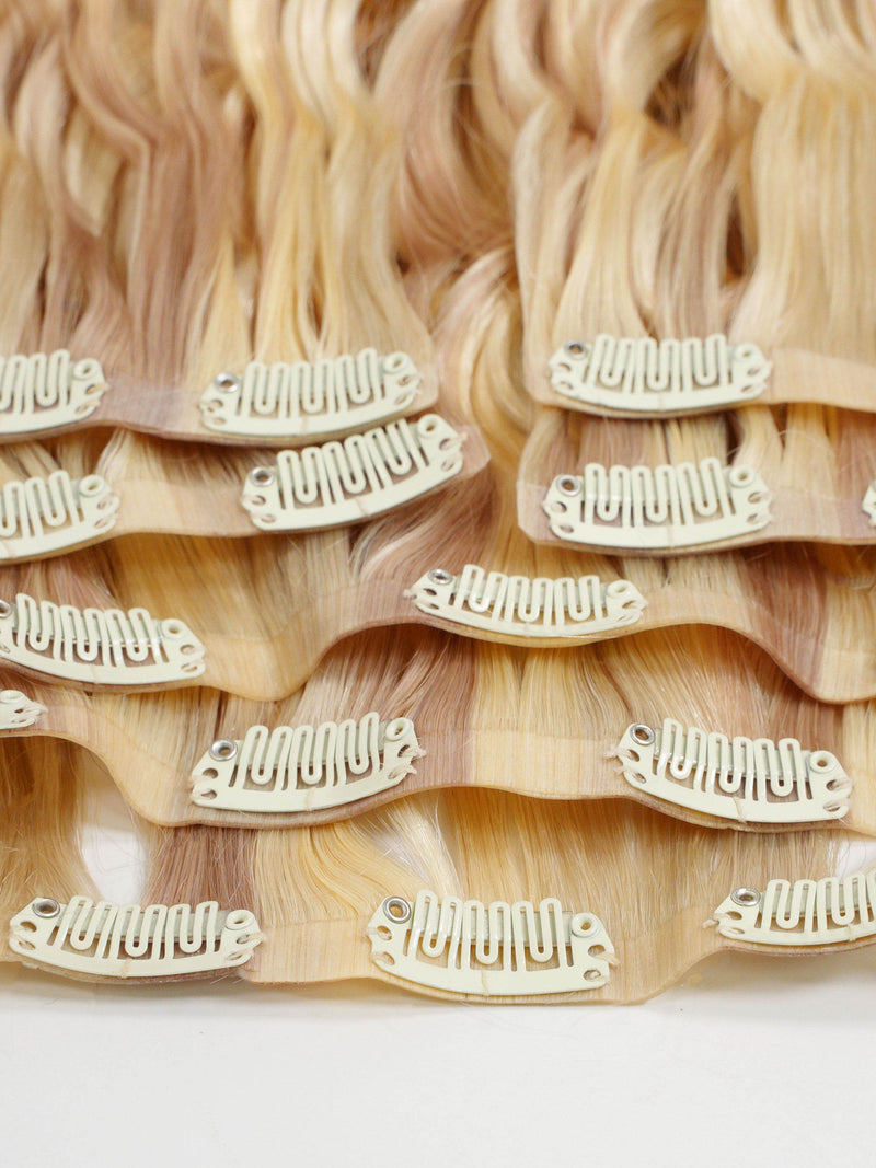 Curly Seamless Clip-In Hair Extensions