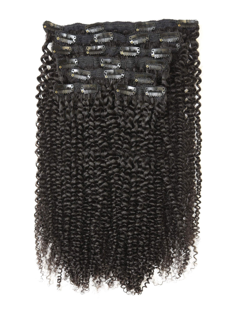 Kinky Curly Clip In Hair Extensions