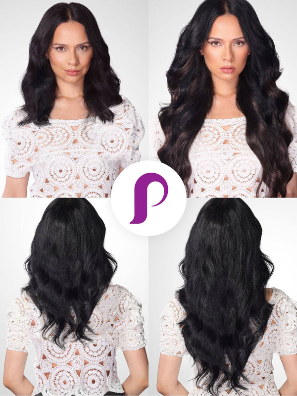 Wavy Lace Clip-In Hair Extensions